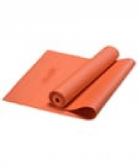 STARFIT  Коврик для йоги FM-101, PVC, 173x61x0,4 см, оранжевый